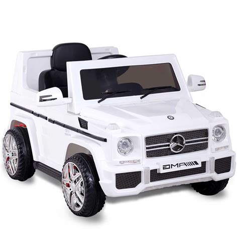 Topbuy 12V Electric Kids Ride On Car Mercedes Benz G65 Licensed Toy W/ RC & Light White ...