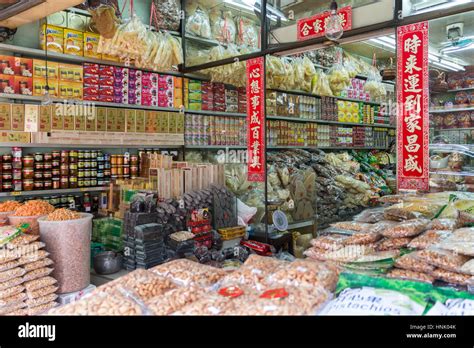 Chinese grocery shop in Chinatown, Bangkok, Thailand Stock Photo - Alamy