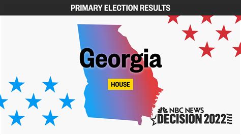 Georgia Primary House Election Live Results 2022 – NBC News