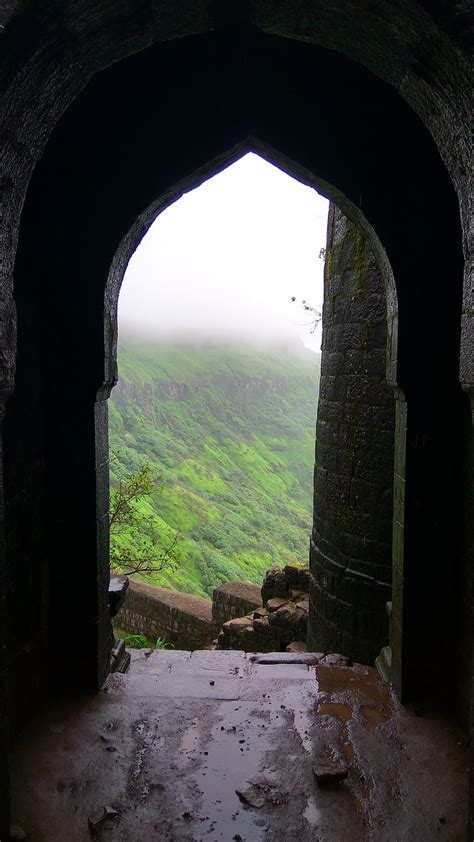 HD wallpaper: fort, nature, rain, green, clouds, architecture, no ...