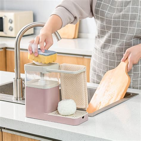 Kitchen Soap Dispenser Sponge Holder – TJHOMESMART