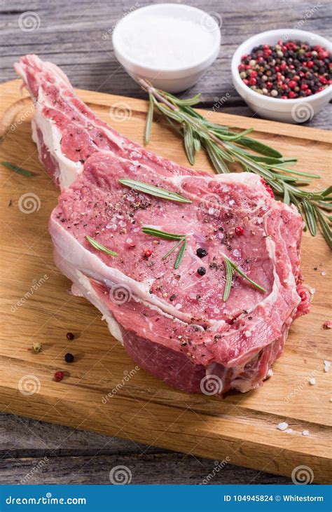 Raw entrecote steak stock photo. Image of fresh, black - 104945824