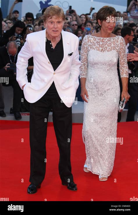 ROBERT REDFORD & SIBYLLE SZAGGARS THE COMPANY YOU KEEP. PREMIERE. 69TH VENICE FILM FESTIVAL ...