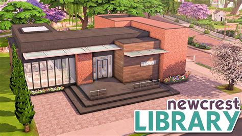 Newcrest National Library 📚 | NO CC | The Sims 4 Speed Build - YouTube