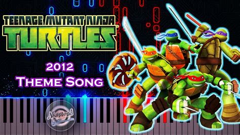 Ninja Turtles 2012 Theme Song Piano Tutorial - TMNT Theme Song Piano Cover - YouTube