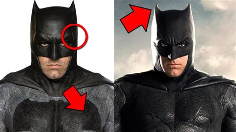 Batman vs Superman - Justice League - Batsuit Comparison In Depth ...