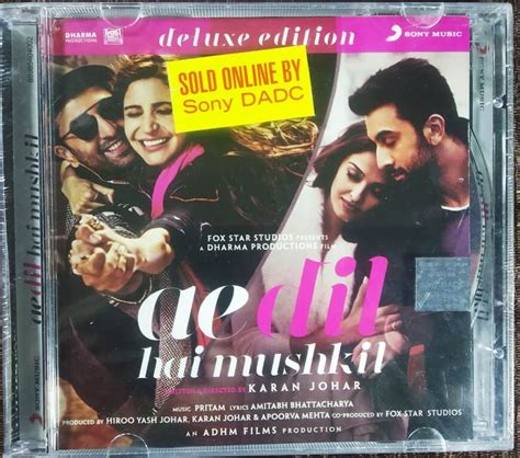 Ae Dil Hai Mushkil (2016) Pritam Pre-Owned Sony Music Audio CD