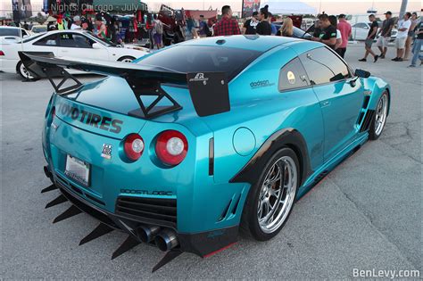 Teal R35 Nissan GT-R - BenLevy.com