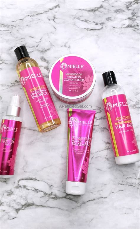 A Relaxed Hair Wash Day With 5 Mielle Organics Products | A Relaxed Gal