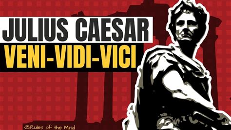 VENI VIDI VICI Unforgettable Julius Caesar Quotes - YouTube