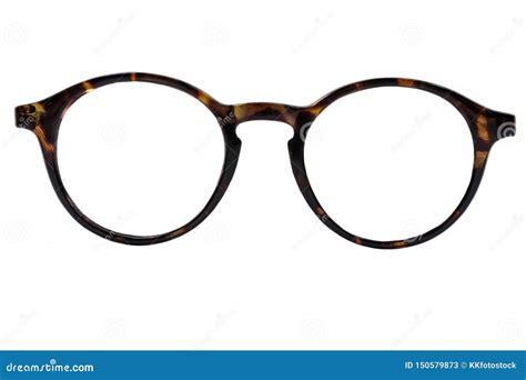 Tortoise Shell Glasses Frames Isolated on White Stock Image - Image of ...