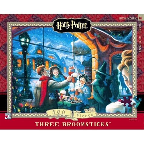 New York Puzzle Company - Harry Potter Three Broomsticks - 500 Piece ...