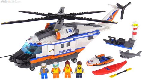 LEGO City Heavy-duty Rescue Helicopter 🚁 Coast Guard set 60166 - YouTube