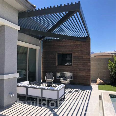 Contemporary Metal & Aluminum Pergolas - Buildometry