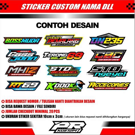 Desain Stiker Bengkel Motor - Homecare24