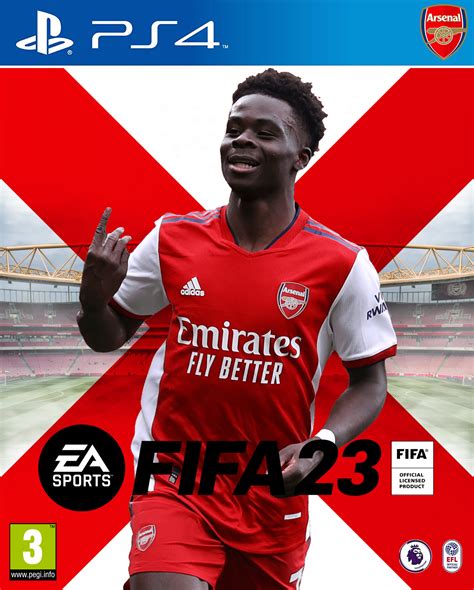 FIFA 23 Bukayo Saka (Arsenal) Custom PS4 Cover by ChrisNeville85 on DeviantArt