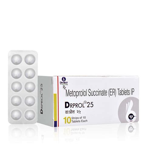 Metoprolol Succinate Extended Release Tablets | DR PROL 25 | DR BEST