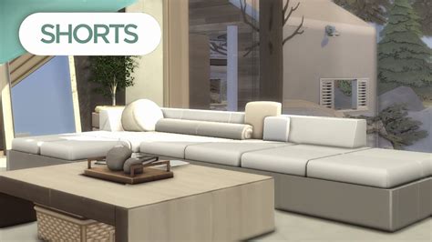 Sims 4 Tips: Sectional Couch (w/out Dream Home Decorator) | #Shorts | - YouTube