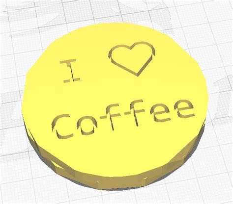 Coffee coaster by Link | Download free STL model | Printables.com
