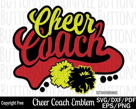 Cheer Coach Svg Cheer SVG Coach Cheer Mom Svg Cheer Shirt - Etsy ...