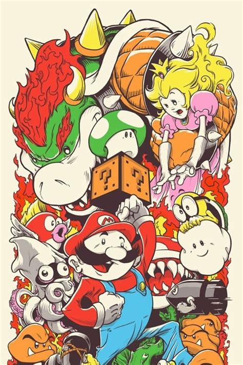 Mushroom Kingdom | Mario, Super mario, Mario art