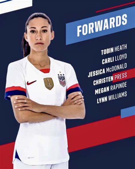 USWNT 2020 Olympics qualifying roster, Forwards: Tobin Heath, Carli Lloyd, Jessica McDonald ...