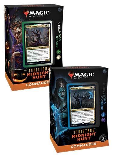 MTG: Innistrad Midnight Hunt - Commander Decks (Set of 2) | Double Sleeved