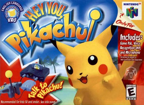 Hey You Pikachu VRU Nintendo 64 Game | Nintendo 64 games, Pikachu ...