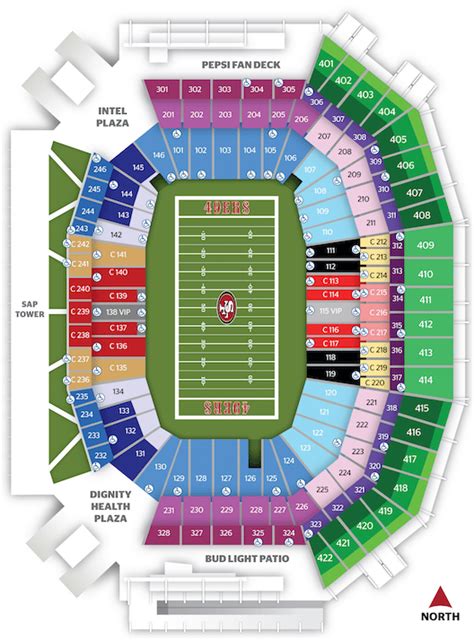 Introducir 72+ imagen section 121 levi's stadium - Thptnganamst.edu.vn