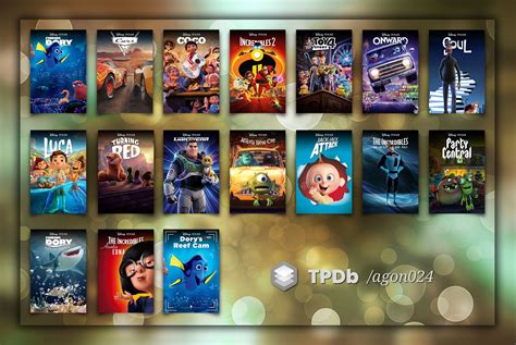 Pixar Animation Studios Collection : r/PlexPosters