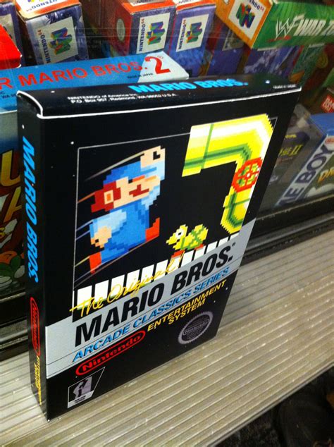 NES Mario Bros. Arcade Classics BoxBox My Games! Reproduction game boxes