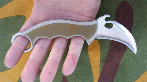 How To Make Karambit Fighting Knife - YouTube