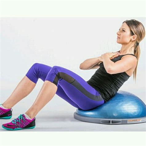 Weighted fast sit ups - angle 60-90 - BOSU by Andrei N. - Exercise How-to - Skimble