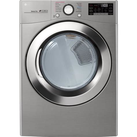 LG 7.4-cu ft Stackable Gas Dryer (Graphite Steel) ENERGY STAR at Lowes.com