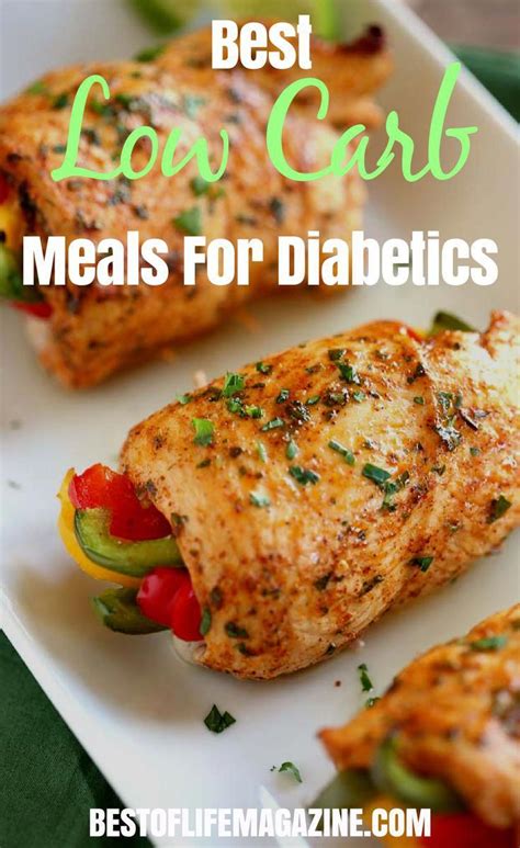 There are easy to make low carb meals for diabetics that are perfect for doing meal prep, ma… in ...