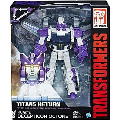 Octane and Murk Voyager Class | Transformers Generations Titans Return | Hasbro