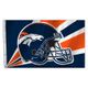 Denver Broncos Flag 3x5 Helmet Design - Sports Fan Shop