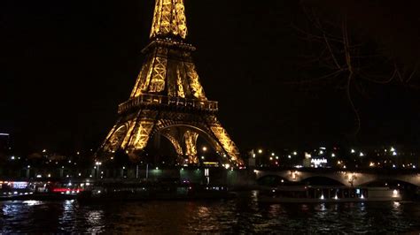 Eiffel Tower At Night In Paris Tilt Stock Footage SBV-300231289 ...