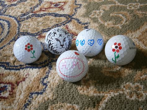 Creative Golf Ball Markings