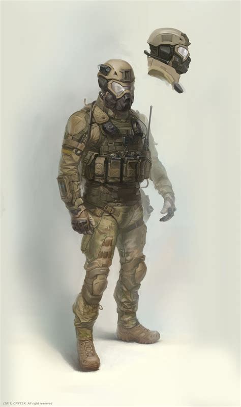 my concept art for crytek (us future soldier), Denis Didenko | Future soldier, Character design ...