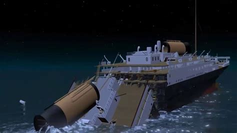 RMS Titanic Sinking Animation 9 - YouTube