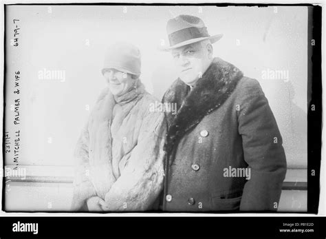 A. Mitchell Palmer & wife Stock Photo - Alamy