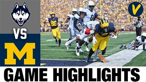 UConn vs #4 Michigan | 2022 College Football Highlights - Win Big Sports