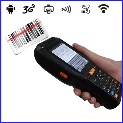 Industrial handheld data collector printer combo android with barcode ...