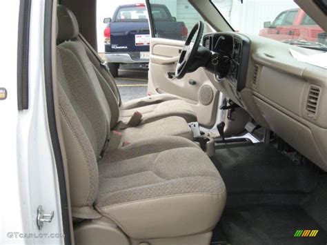 Tan Interior 2005 Chevrolet Silverado 1500 Regular Cab 4x4 Photo ...