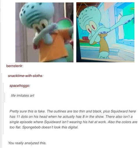 Analyzing the Squidward dab meme : r/tumblr