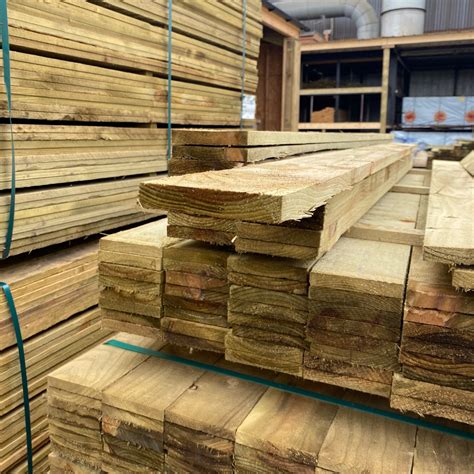 Treated Fence Boards 16mm x 100mm (4'') x 1.8m – Cleveland Timber