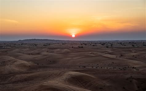 Download wallpaper 3840x2400 desert, horizon, sands, dawn 4k ultra hd 16:10 hd background