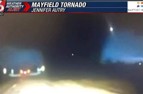 PHOTO View Of Mayfield Kentucky Tornado From Inside Arkansas State Lines