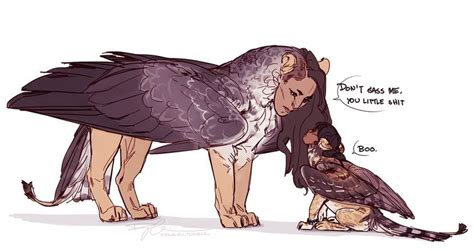 for feathers great and small | Mythical creatures art, Character design ...